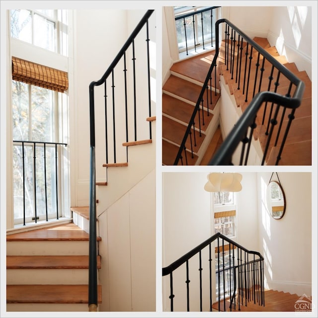 view of stairway