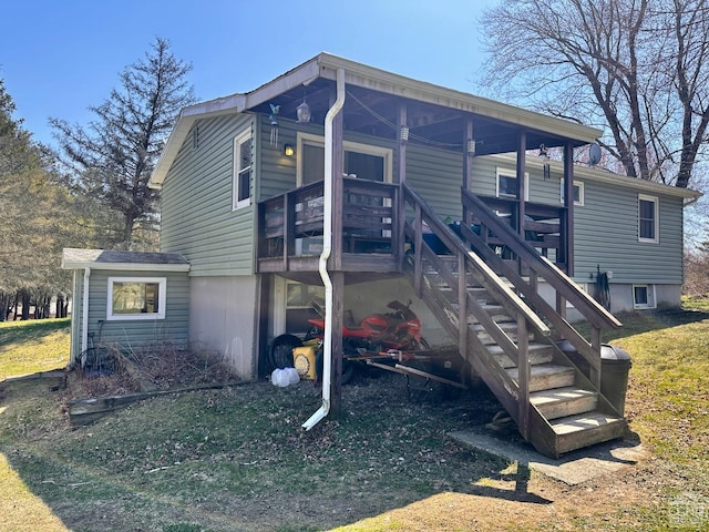 view of rear view of house
