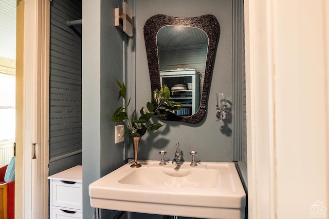 bathroom featuring a sink