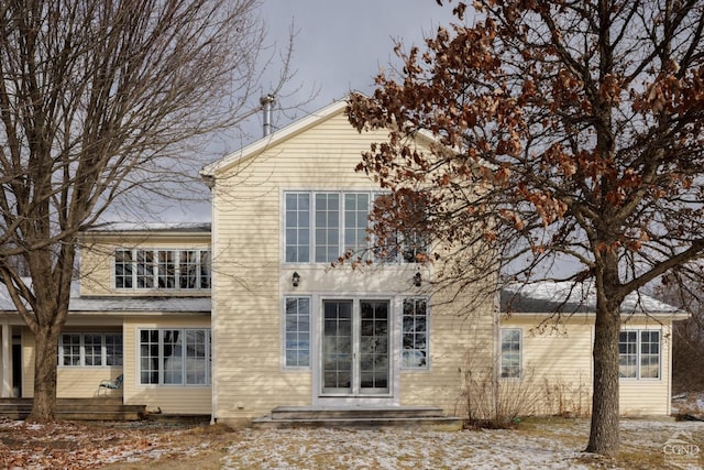 view of rear view of property