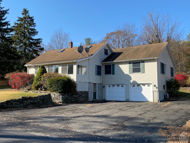 view of home's exterior featuring a garage