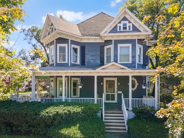 victorian house with covered porch