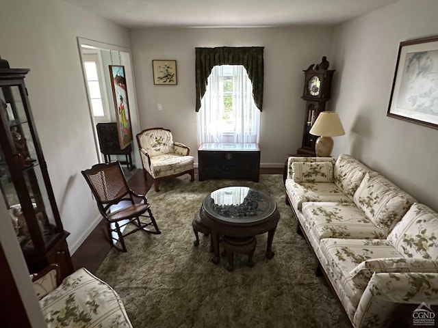 view of sitting room