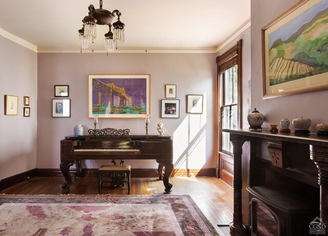 bonus room with dark hardwood / wood-style flooring and lofted ceiling