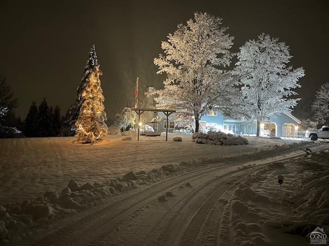 view of road