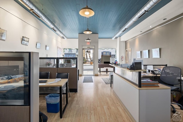 reception featuring visible vents
