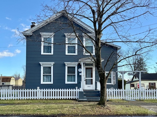 view of front of property