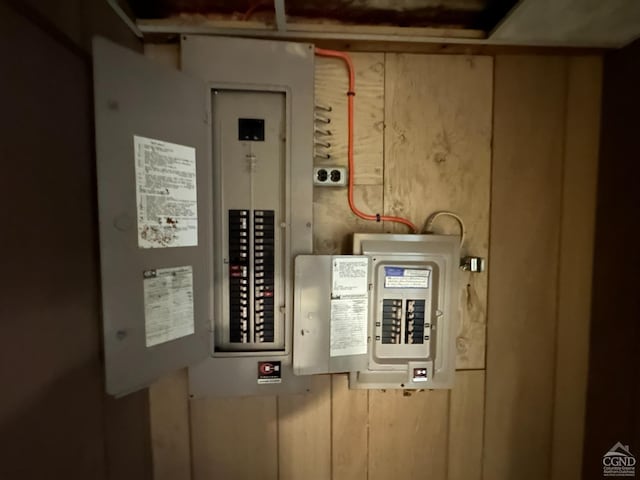 utility room with electric panel