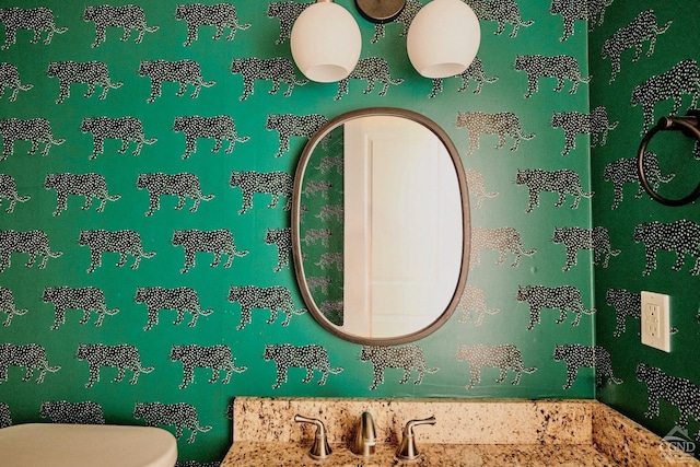 bathroom featuring toilet