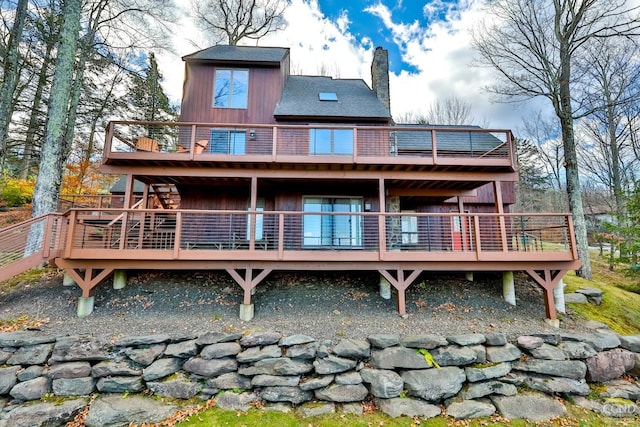 view of rear view of house