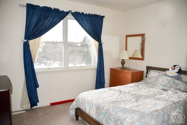 bedroom with carpet flooring