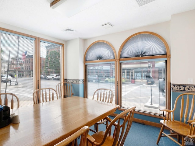 dining room featuring a wealth of natural light