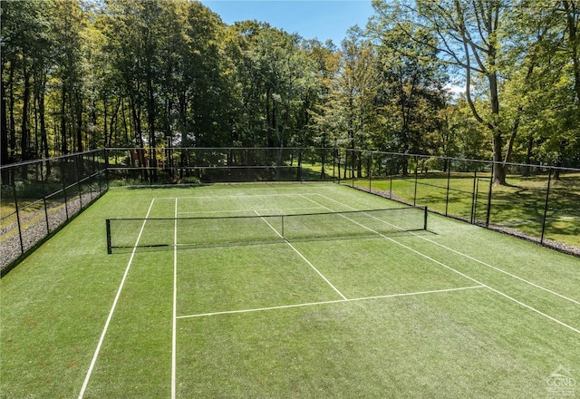 view of sport court