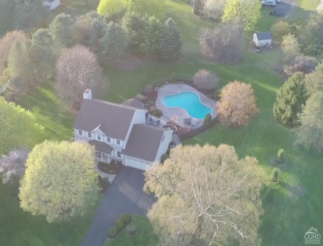 drone / aerial view
