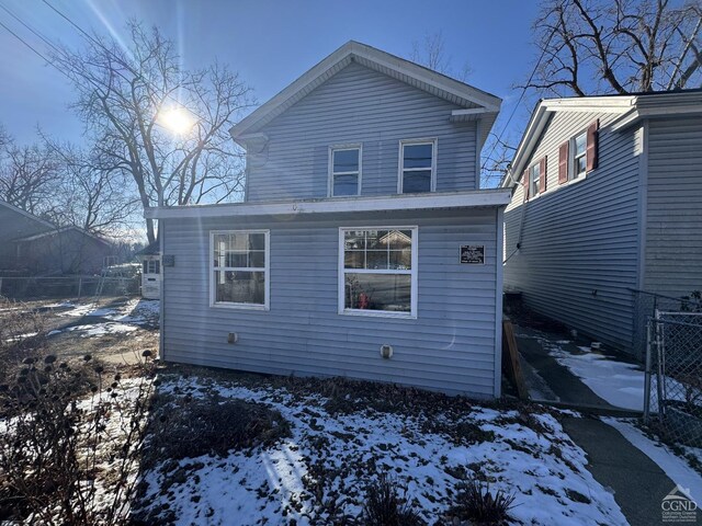 view of back of property