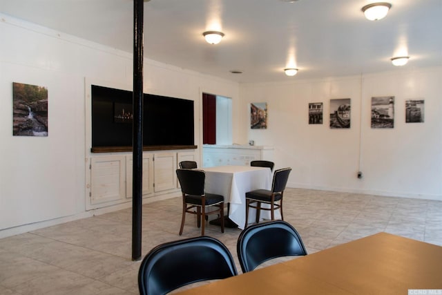 view of dining area