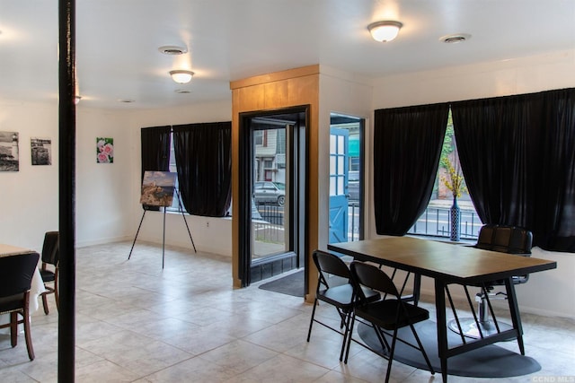 view of dining space