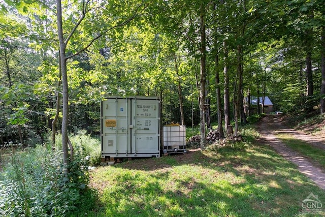 view of outbuilding