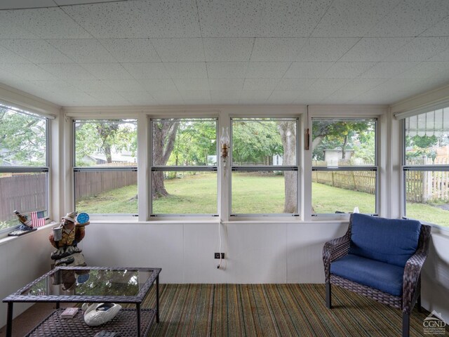 sunroom / solarium with plenty of natural light