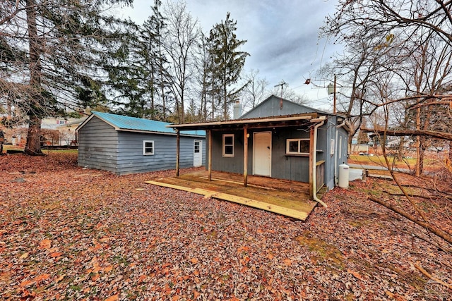 view of rear view of property