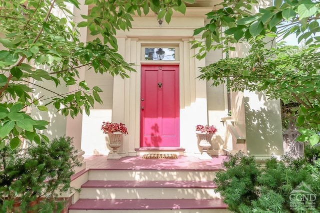 view of entrance to property