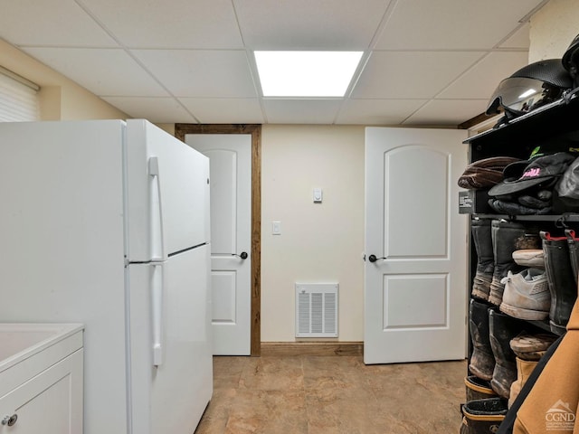 view of laundry area