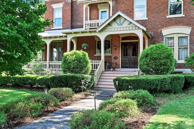 view of front of house with a porch