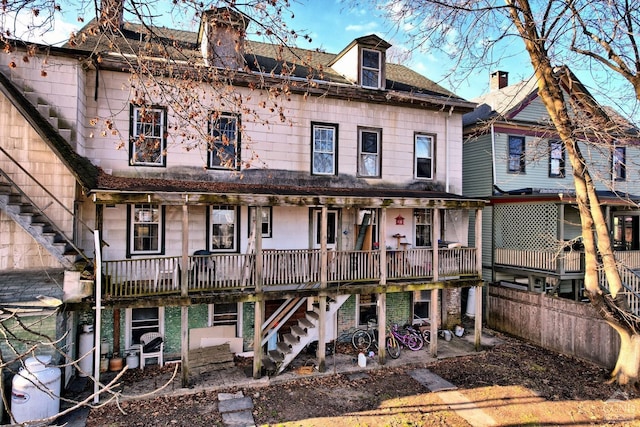 view of rear view of house