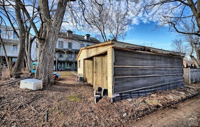 view of outbuilding