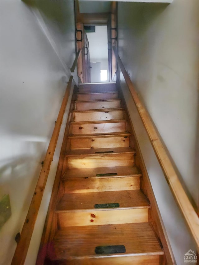 view of stairs