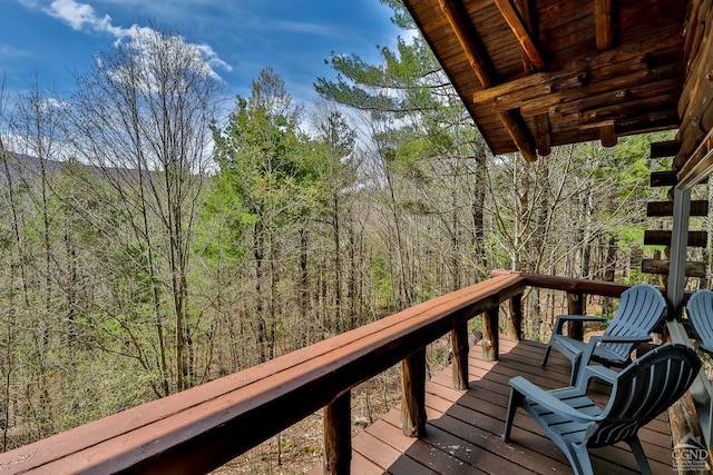view of deck