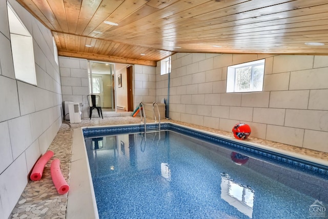 view of indoor pool