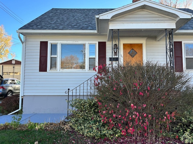 view of front of home