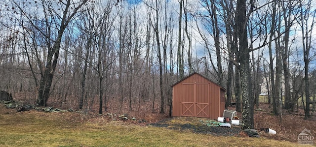 view of outdoor structure