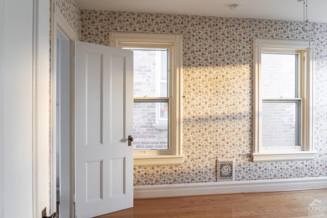 interior space featuring hardwood / wood-style flooring