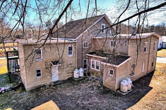 view of rear view of property