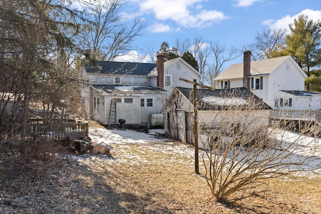 view of rear view of house