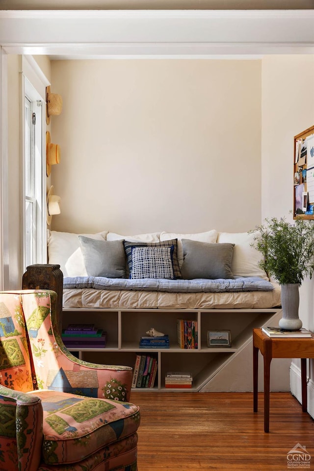 496 Clinton St, Hudson, NY 12534 - sitting room featuring wood finished floors