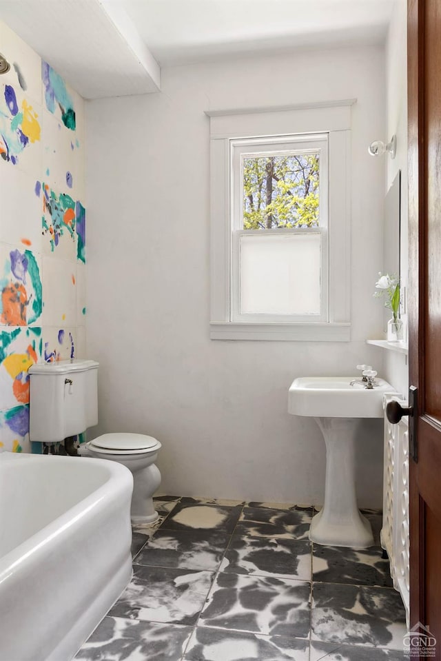 496 Clinton St, Hudson, NY 12534 - full bath with toilet and a bathtub
