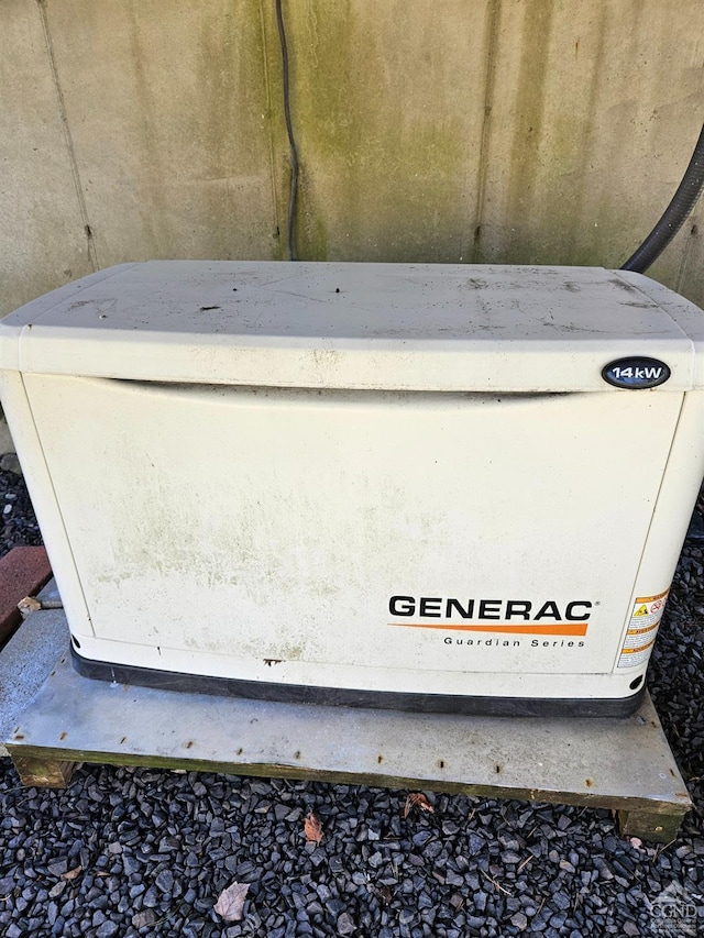 exterior details with a power unit