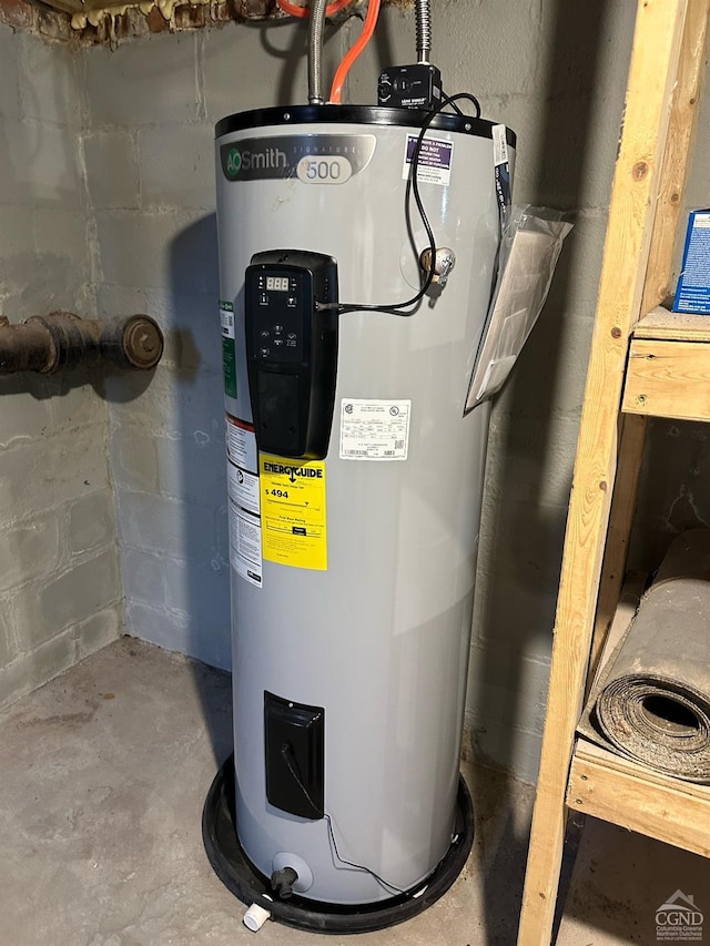 utilities with electric water heater