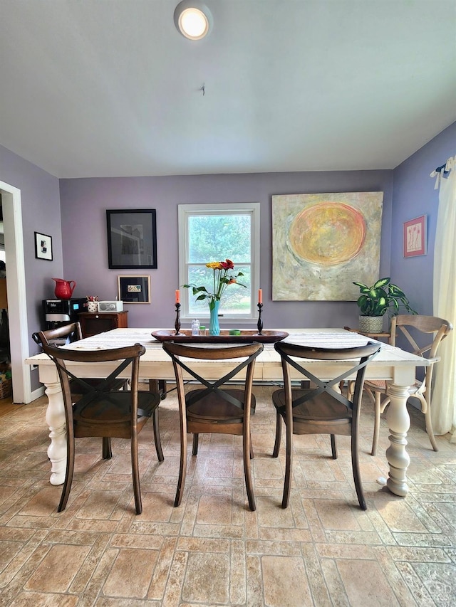 view of dining space