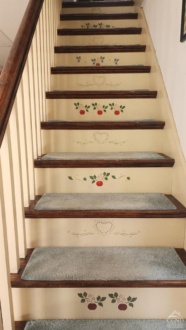 view of staircase