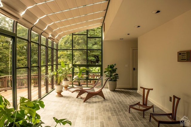 sunroom with a wealth of natural light