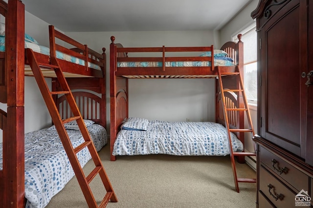 bedroom with carpet flooring