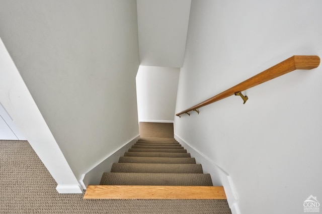 view of staircase