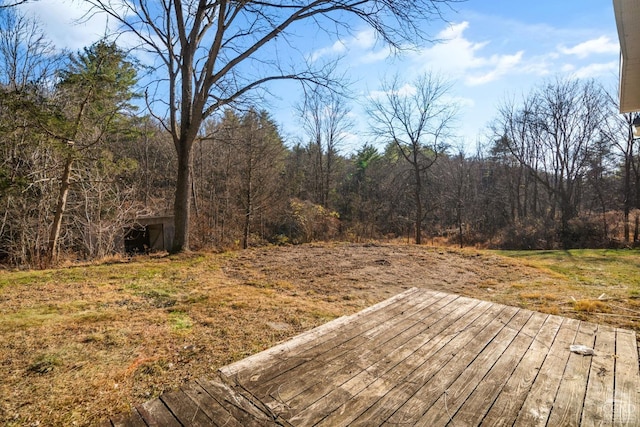 view of deck