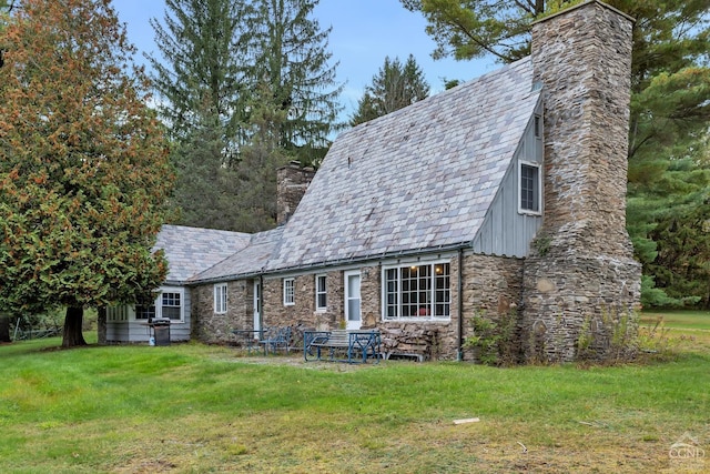 105 Gaf Lake Rd, Sanford, NY 13865 - rear view of house featuring a lawn