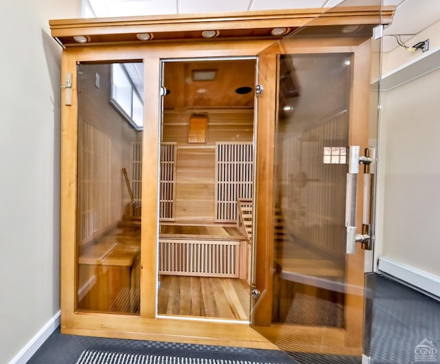 view of sauna / steam room