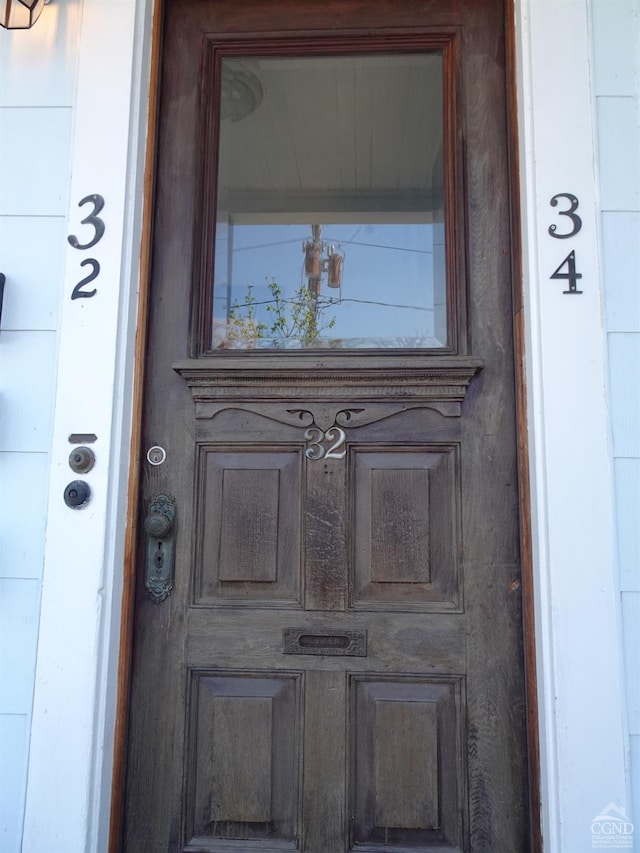 view of property entrance